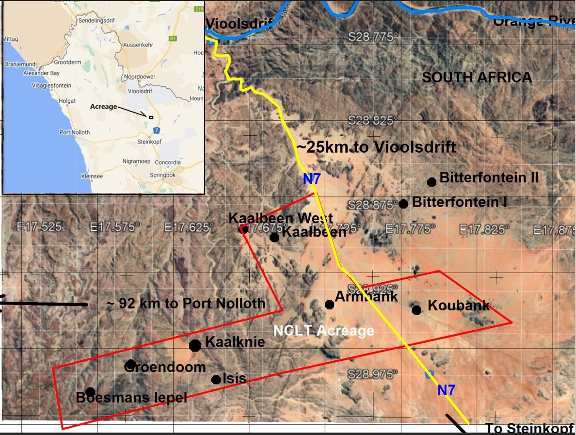 NORTHERN CAPE LITHIUM AND TUNGSTEN PROJECT